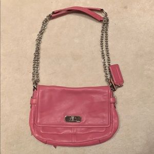 Pink Coach Crossbody bag